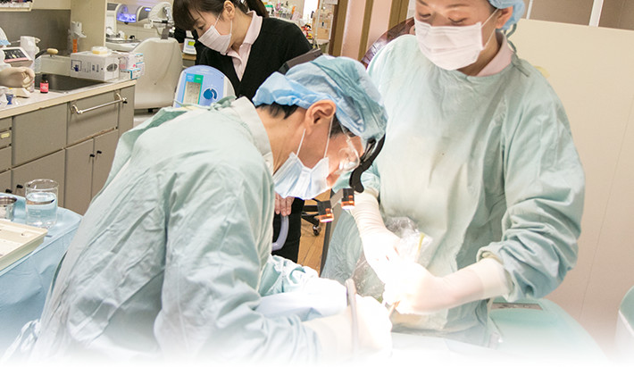 痛みの少ないインプラント治療の光景
